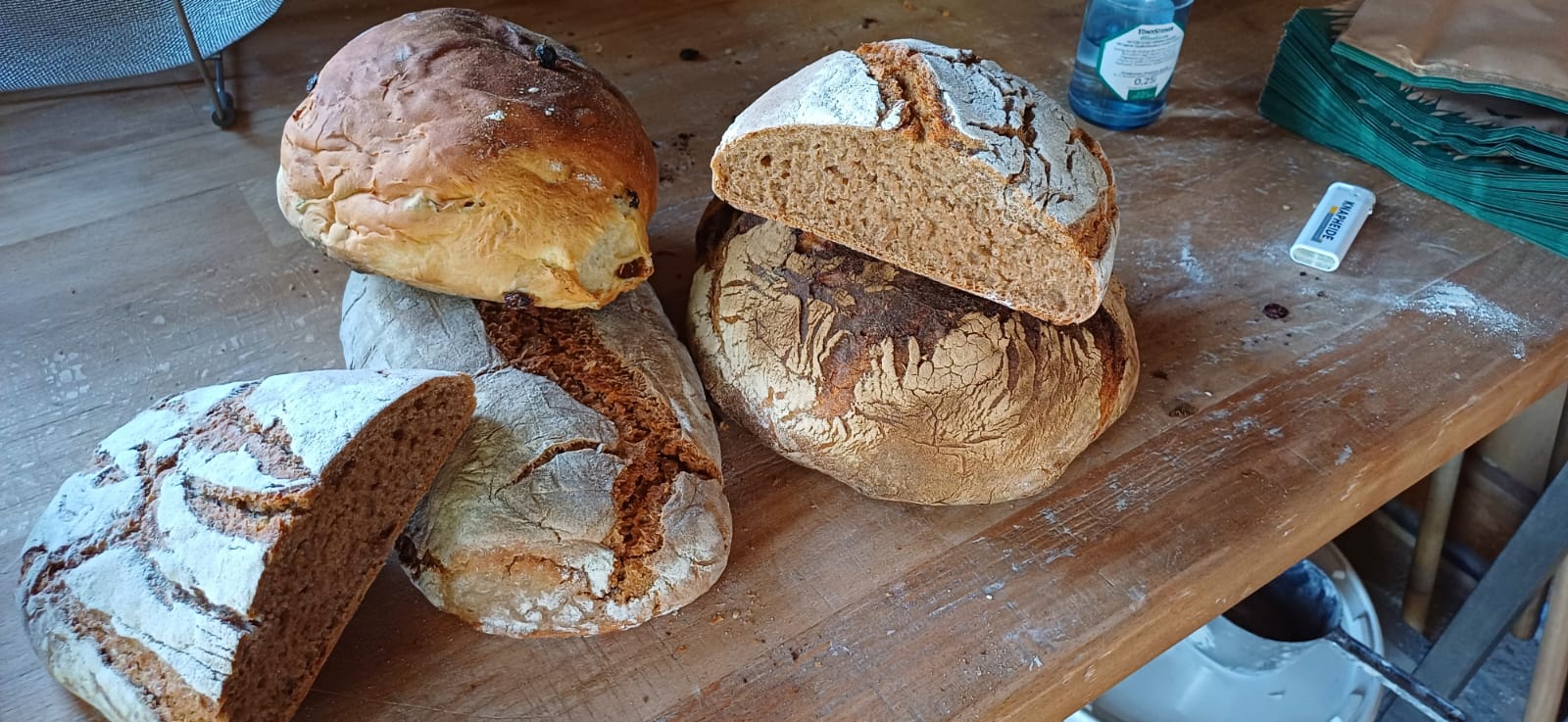 Brot aus dem Steinofen